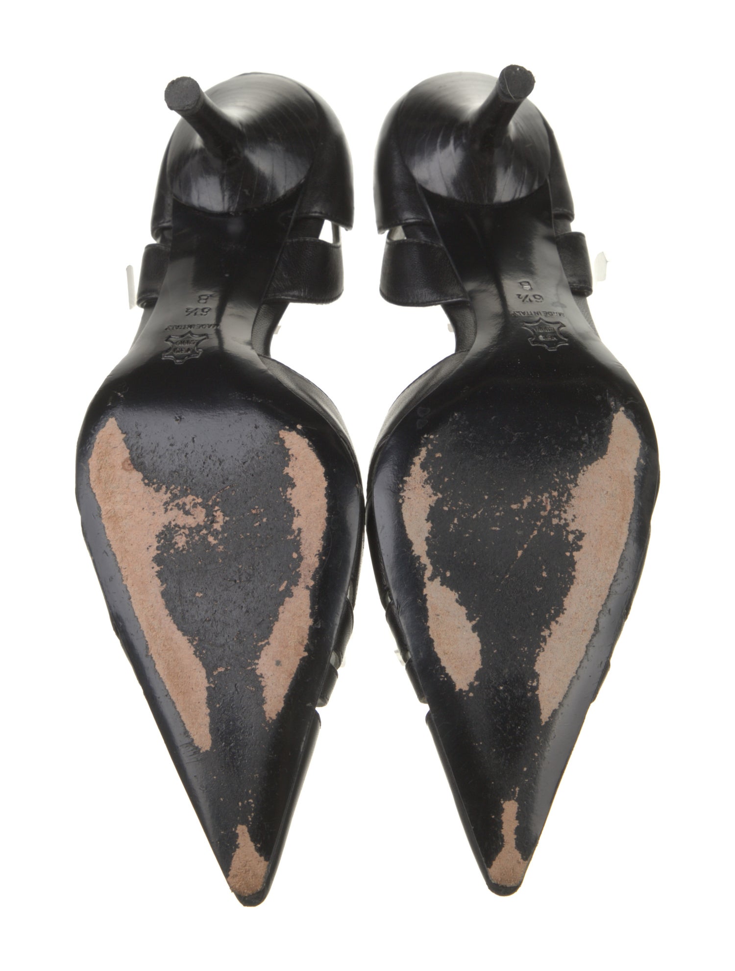 St. John Leather D'Orsay Pumps